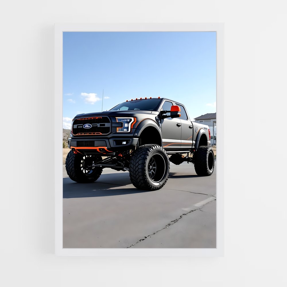 Poster Raptor Power – affiche Ford (vue 3)